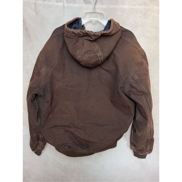 Older Carhartt Dark Brown Jacket J244 - Picture 2 of 4